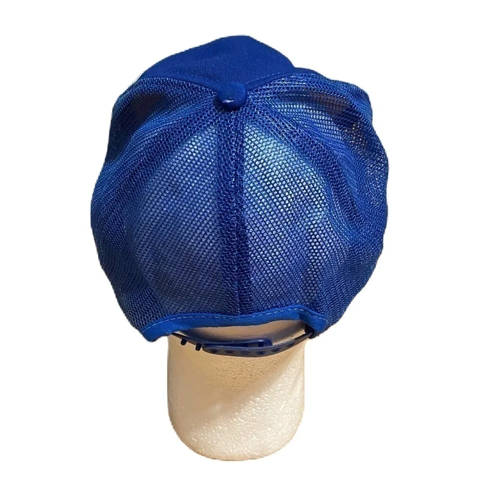 Vintage Ford Glitter Mesh Snap Back Trucker Hat Blue
